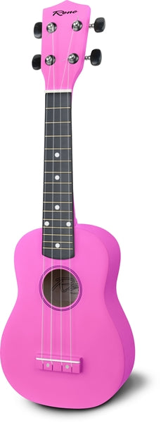 Soprāna izmēra ukulele Reno RU150-PNK