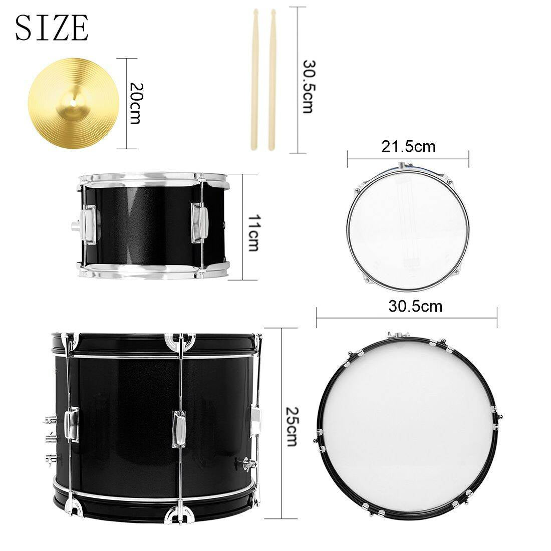 Bungu komplekts pirmsskolas vecuma bungas bērniem