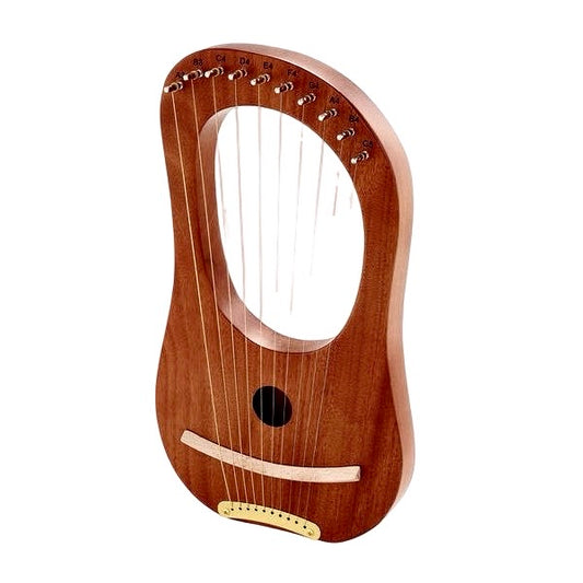 Cega Lyre Harp Lira 10 stīgas Mahogany + Hardcase