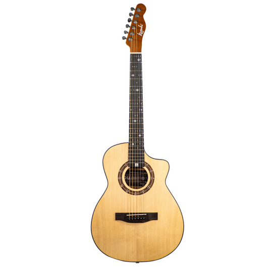 Kazuki 36” izmēra akustiskā mācību ģitāra iesācējiem + soma Natural