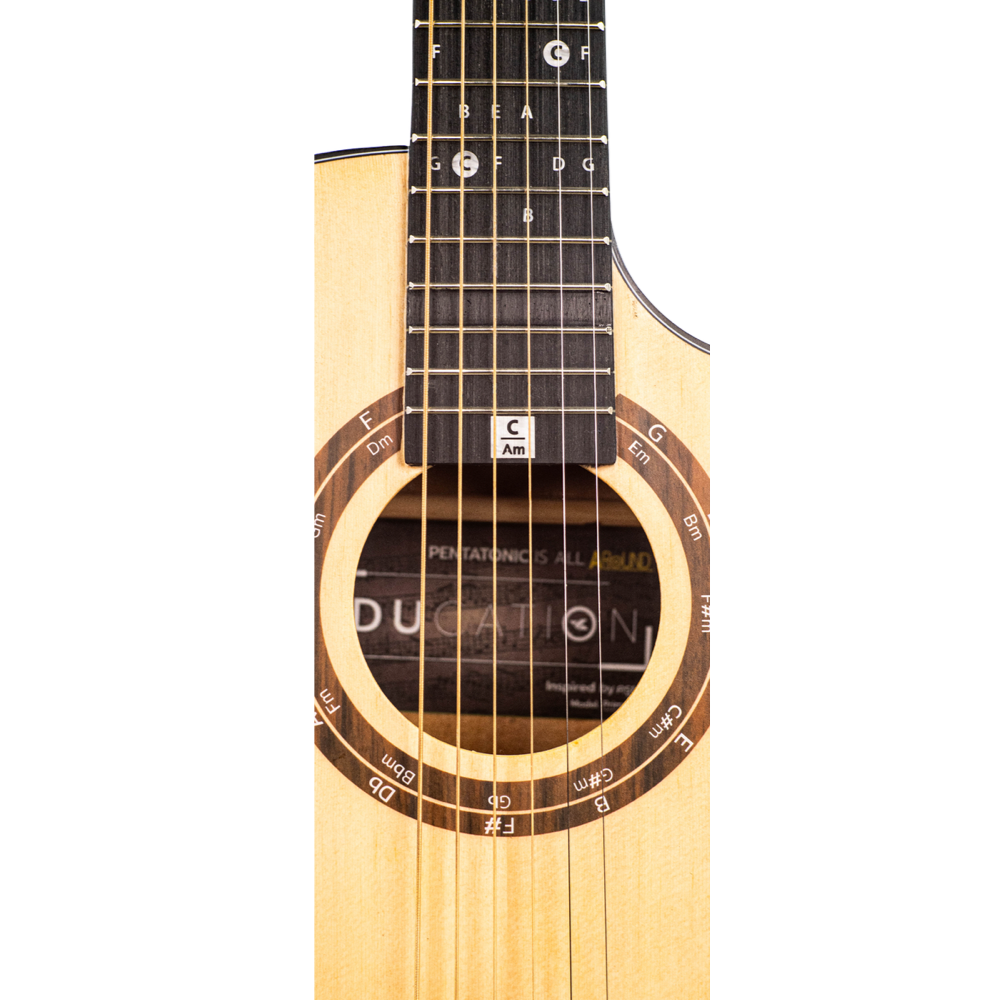 Kazuki 36” izmēra akustiskā mācību ģitāra iesācējiem + soma Natural