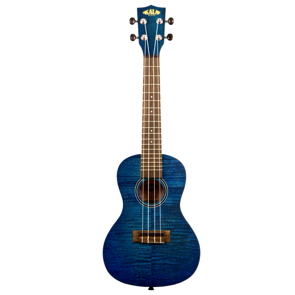 Kala Blue Exotic Mahogany Koncerta izmēra Ukulele