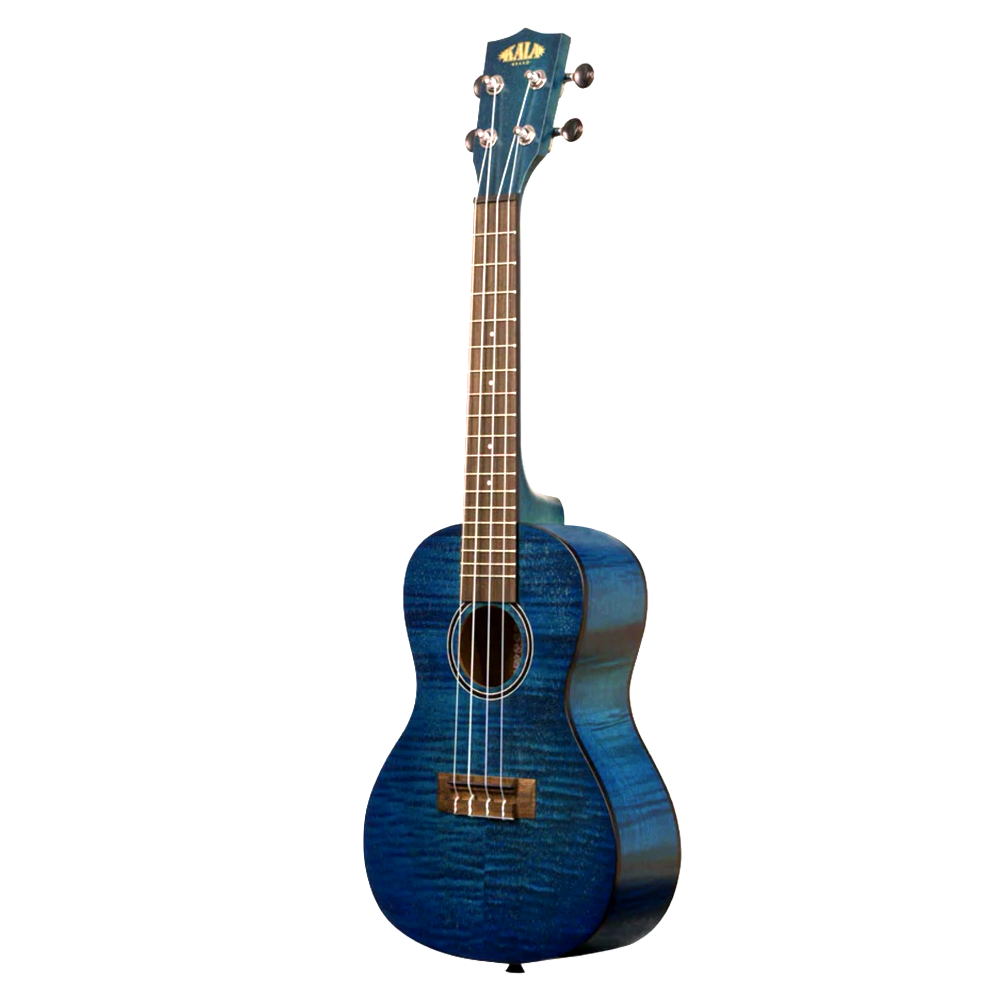 Kala Blue Exotic Mahogany Koncerta izmēra Ukulele
