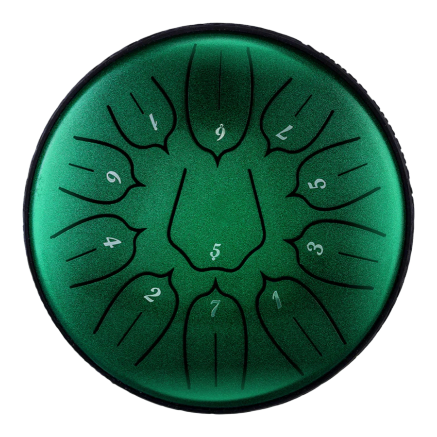 ZVANGA Lotus drum 6" Jewel Green 11 notis D mažors