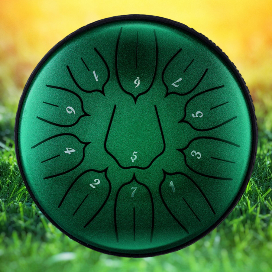 ZVANGA Lotus drum 6" Jewel Green 11 notis D mažors