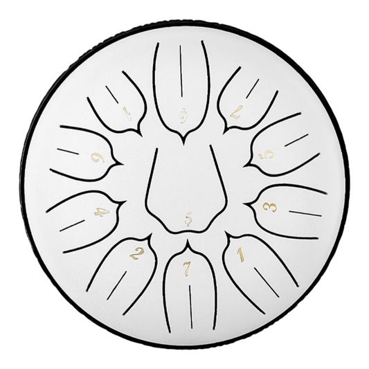 ZVANGA Lotus drum 6" Sudraba 11 notis D mažors