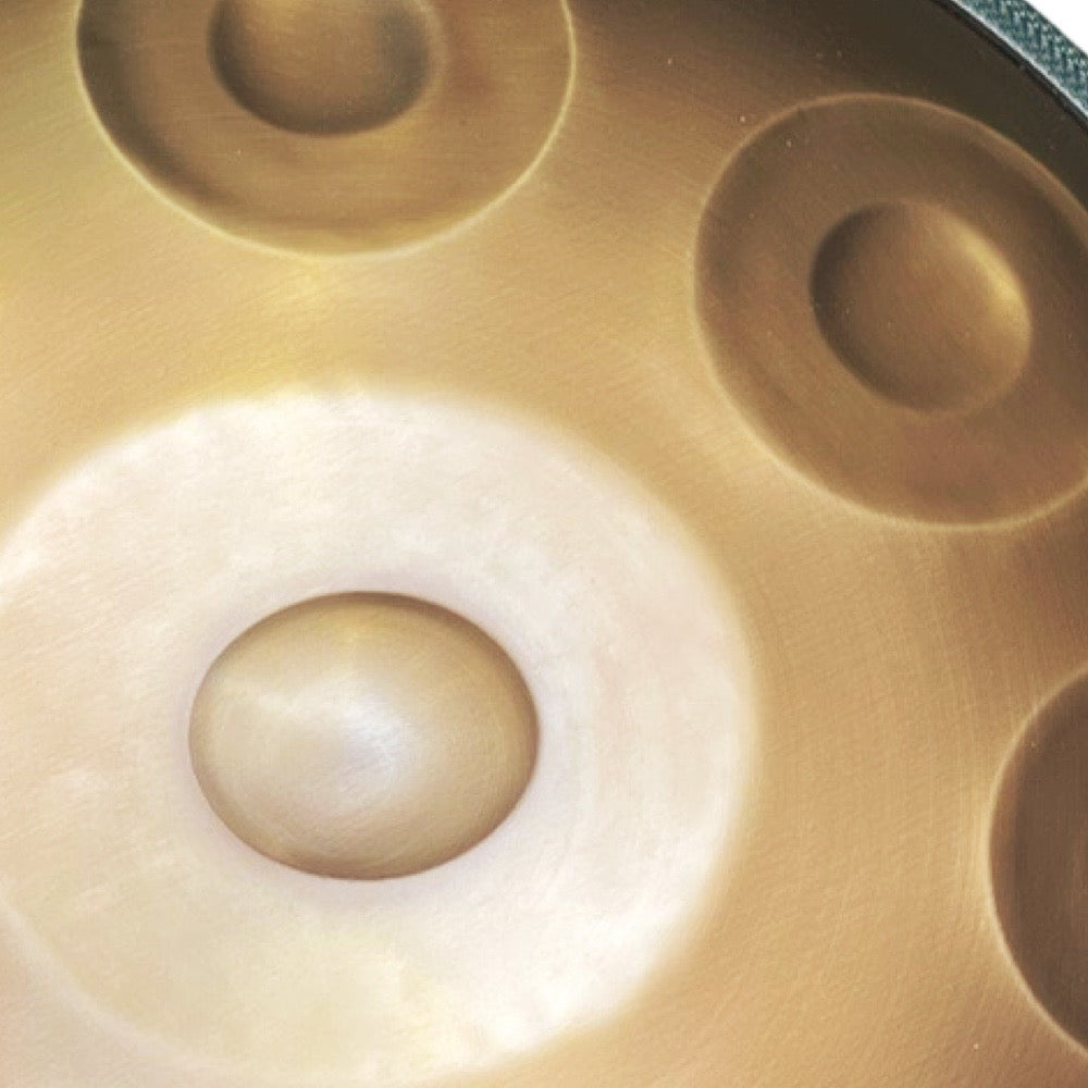 Cosmo Handpan drum bungas 12 Notis 22" RoseGold AISI430 + Soma