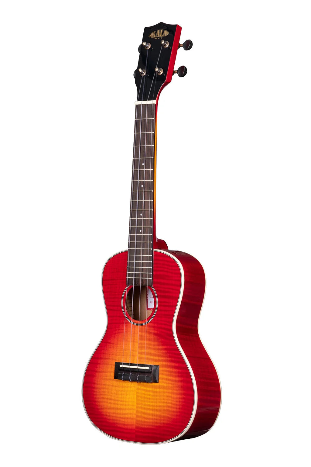 Kala Maple Cherry Burst Koncerta izmēra Ukulele