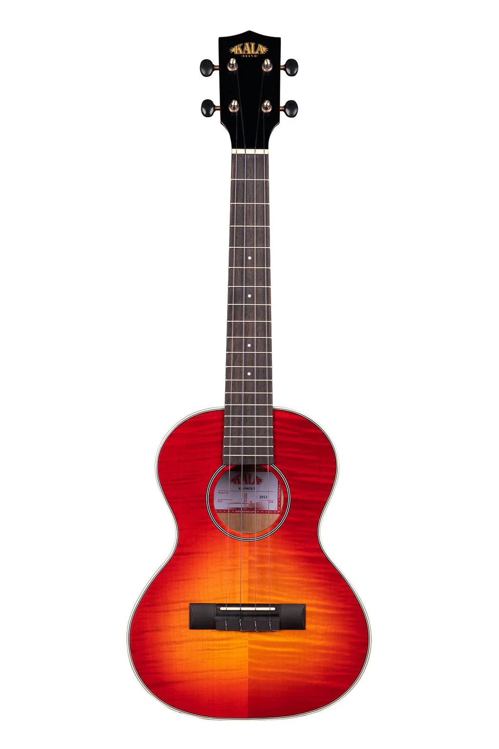 Kala Maple Cherry Burst Tenora izmēra Ukulele