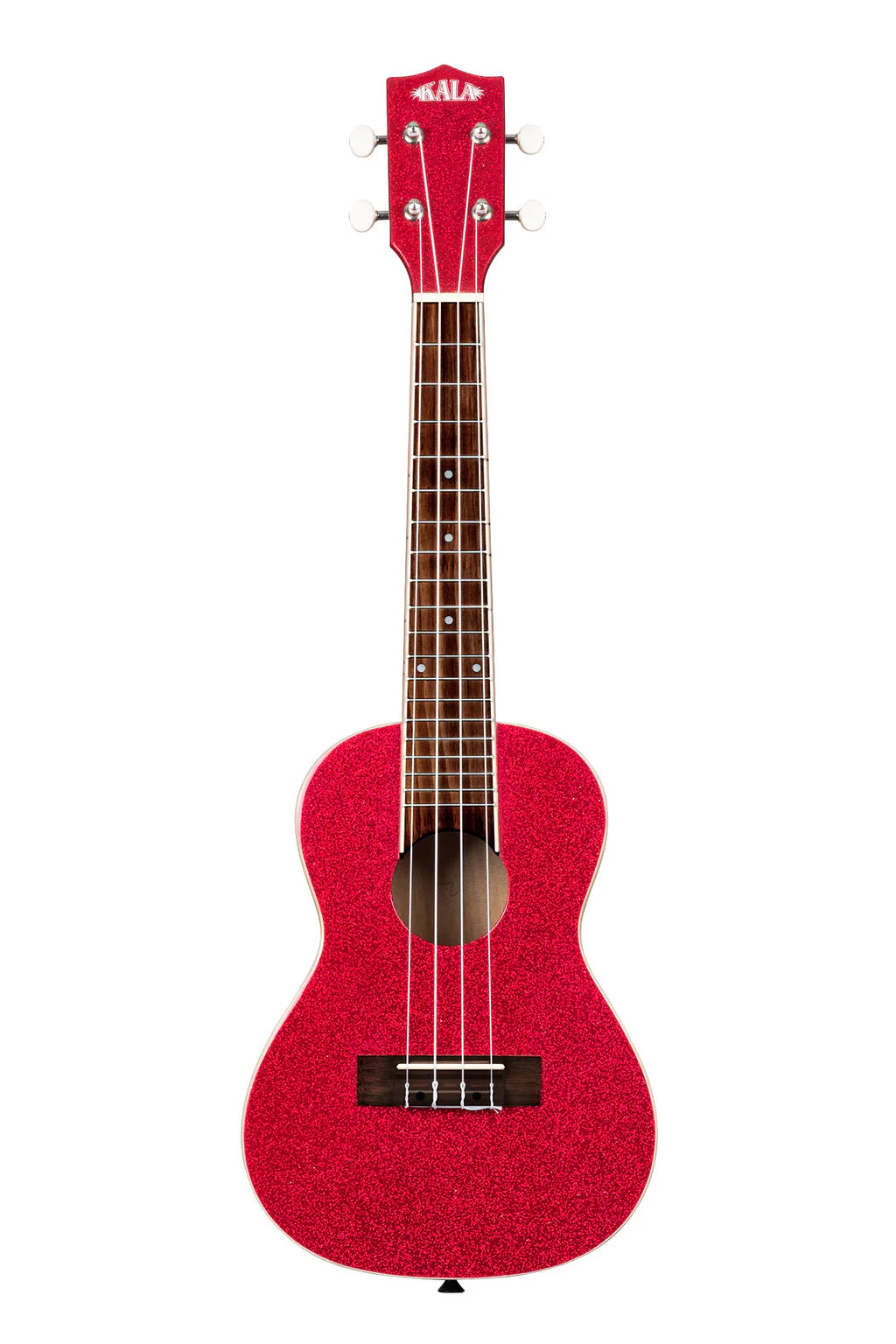 Kala Sparkle Red Koncerta izmēra Ukulele