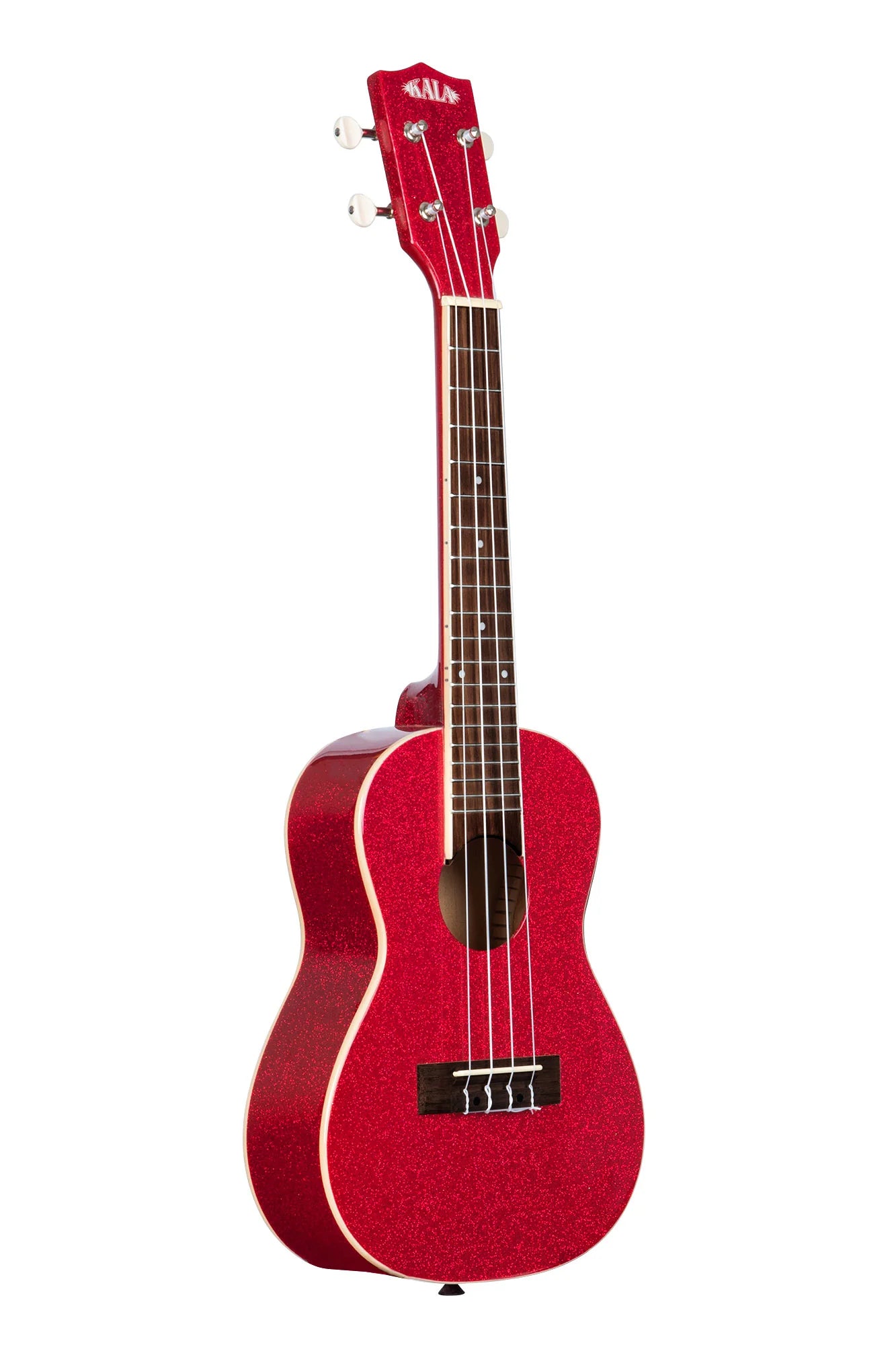 Kala Sparkle Red Koncerta izmēra Ukulele