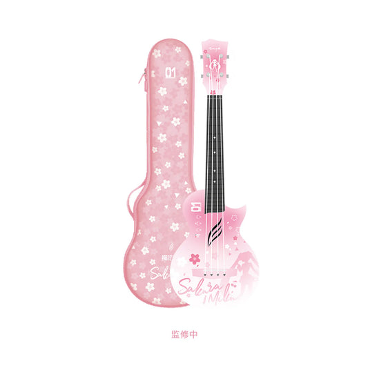 ENYA NOVA U Sakura Mirai Custom Koncerta izmēra Carbon Fiber ukulele (ar somu un aksesuāriem)