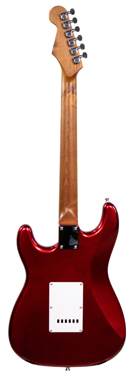 Elektriskā ģitāra iesācējiem Kazuki Sarkana (Candy Apple Red)