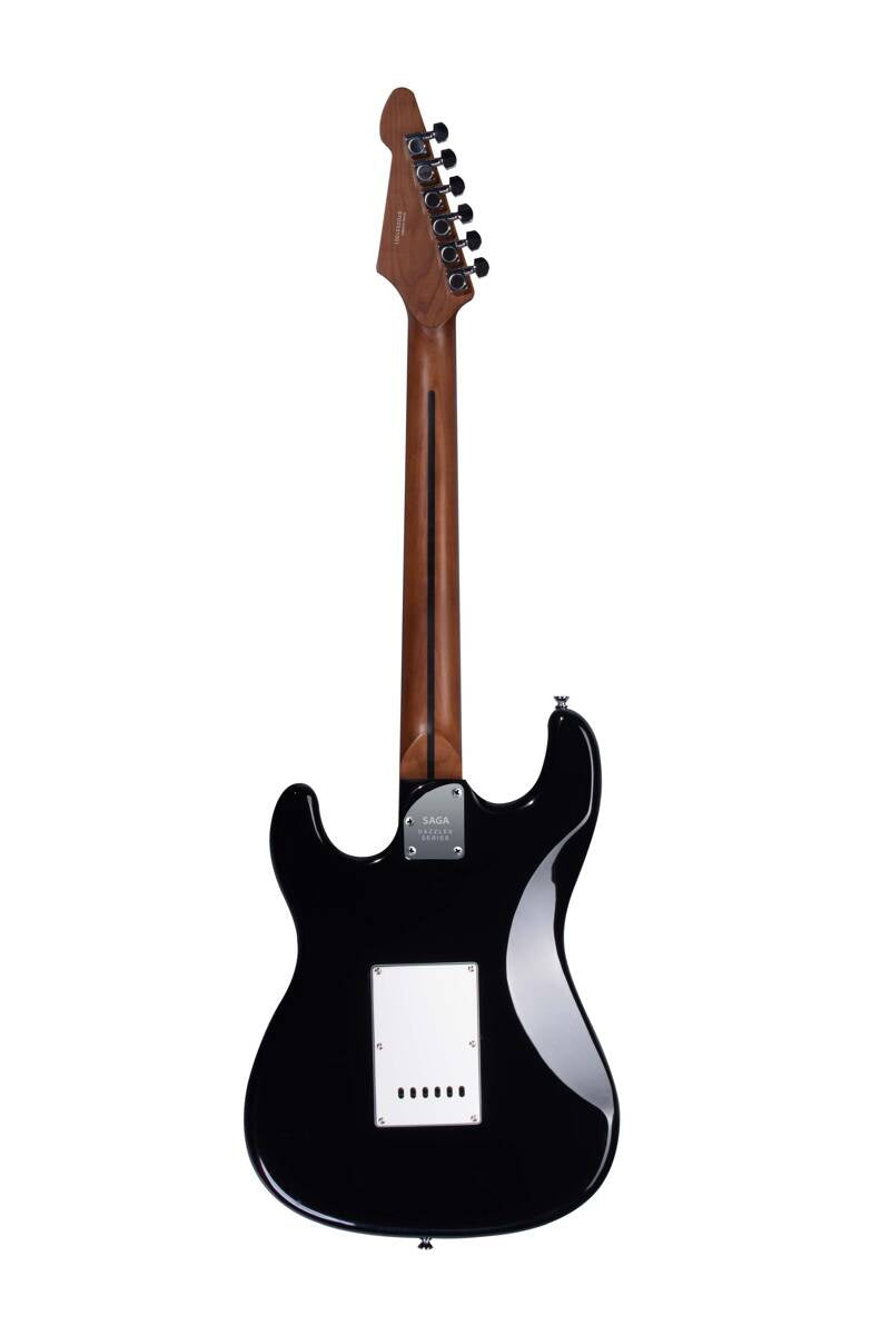 Elektriskā ģitāra SAGA SMF1314H BK (HSS) Electric Guitar Melna