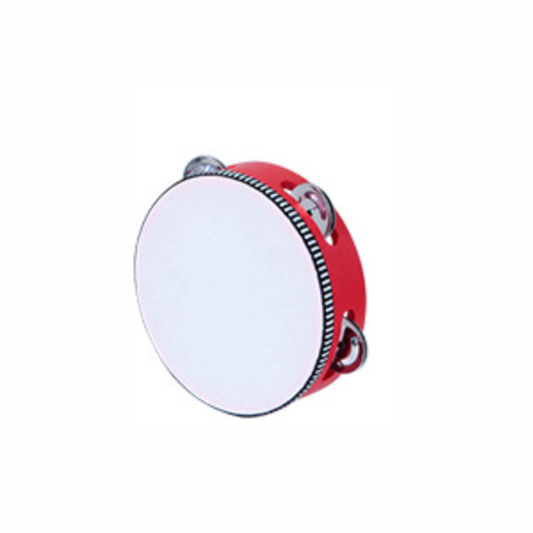 Tamburīns Bērniem Sarkans 15cm
