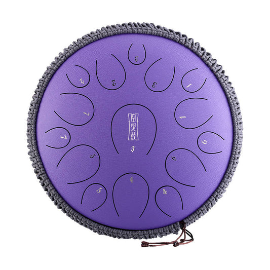 ZVANGA Lotus tongue drum 14" Lavander 15 notis C mažors