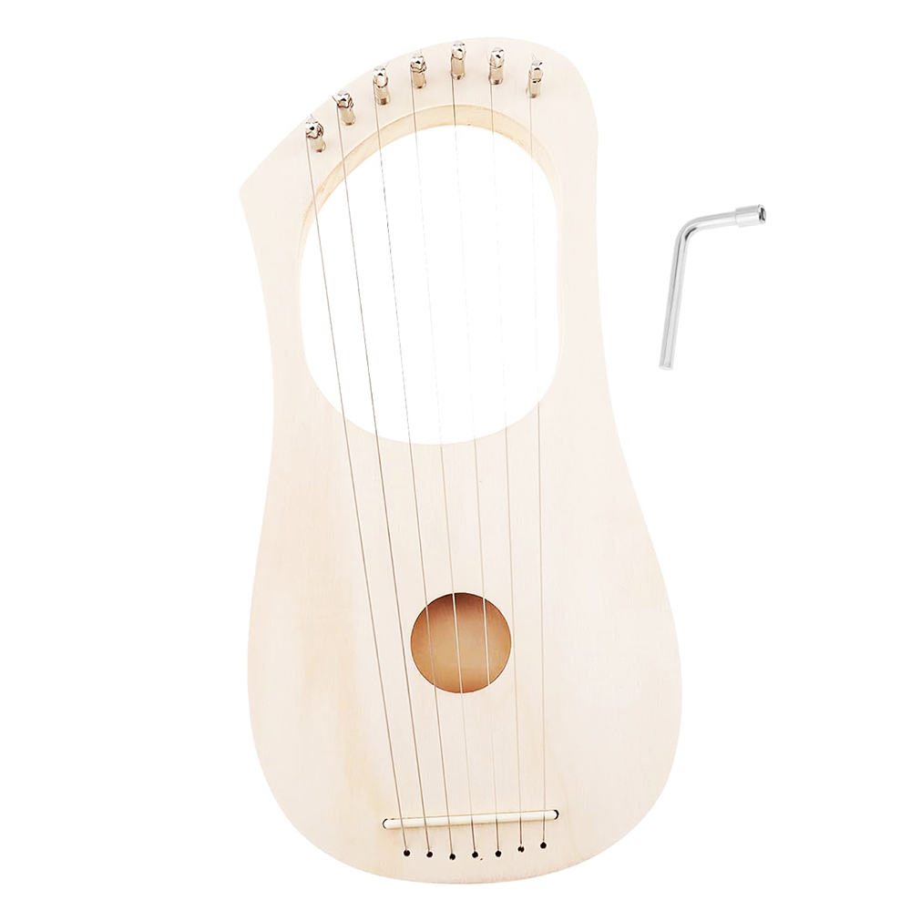 Lira 7 stīgas Basswood Harp Lyre