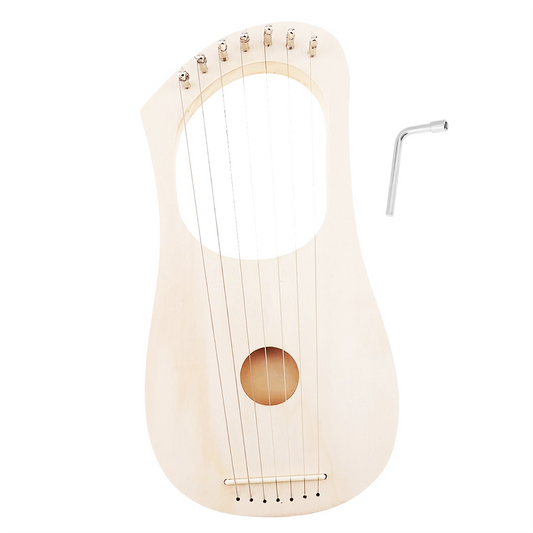 Lira 7 stīgas Basswood Harp Lyre