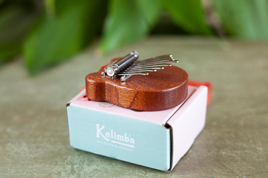 Unleash Your Inner Musician with Our Compact and Charming Bear-Shaped 8 Key Kalimba!