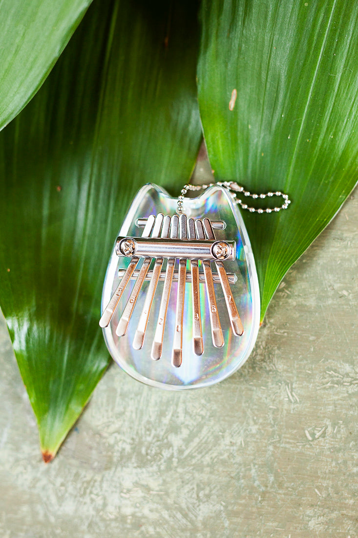 Learn to Play with Our Adorable Rainbow Cat 8-Key Acrylic Kalimba!